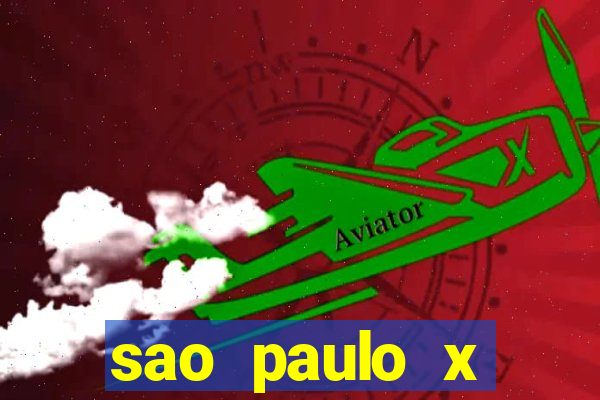 sao paulo x botafogo palpite